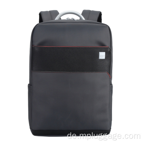 Fortgeschrittene Nähte Leder -Laptop -Rucksackanpassung